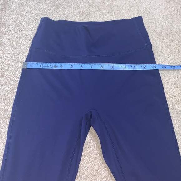 Fabletics Motion365 Trinity Hi Waisted Leggings Navy Blue - Picture 11 of 12